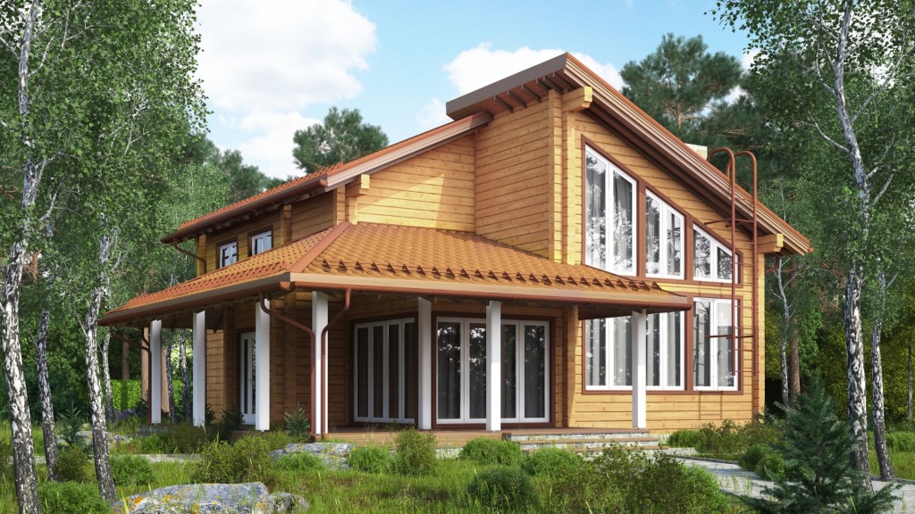 Проект деревянного дома Niina 245