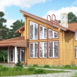 Проект деревянного дома Niina 245